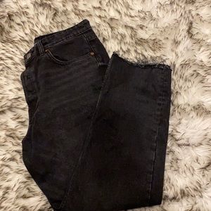 Zara black high waisted jeans